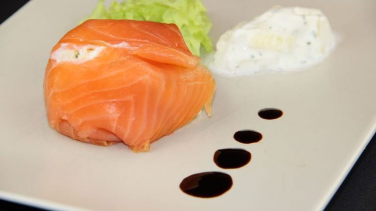 aumônière de saumon aux asperges