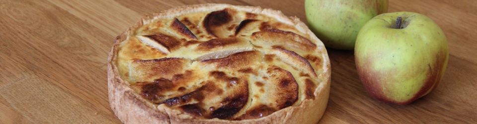 tarte aux pommes normande