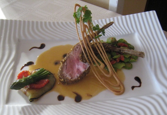 carré d'agneau en croûte d'épices