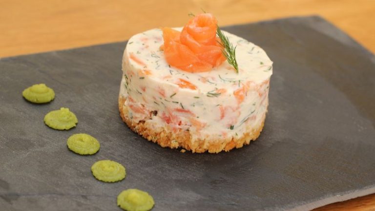 cheesecake de saumon fumé