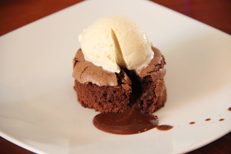 Biscuit de chocolat coulant, de Michel Bras, Chef à Laguiole