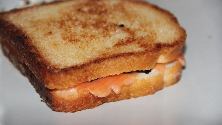 croque monsieur saumon fumé