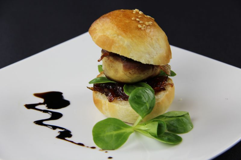 hamburger foie gras