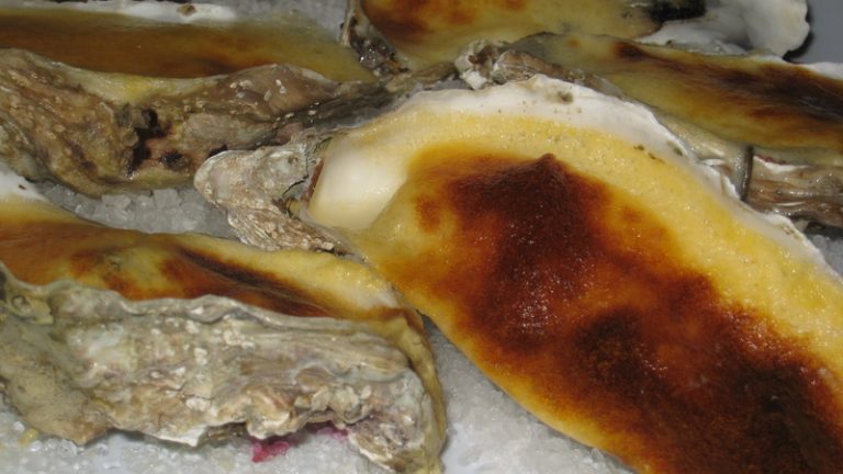 huîtres gratinées
