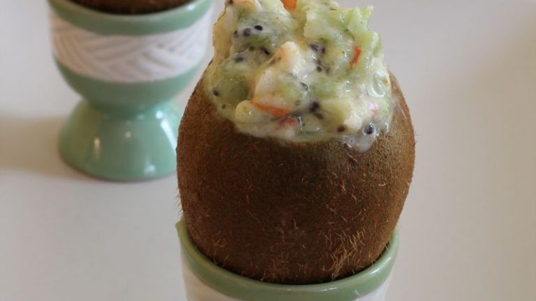 kiwi aux crevettes
