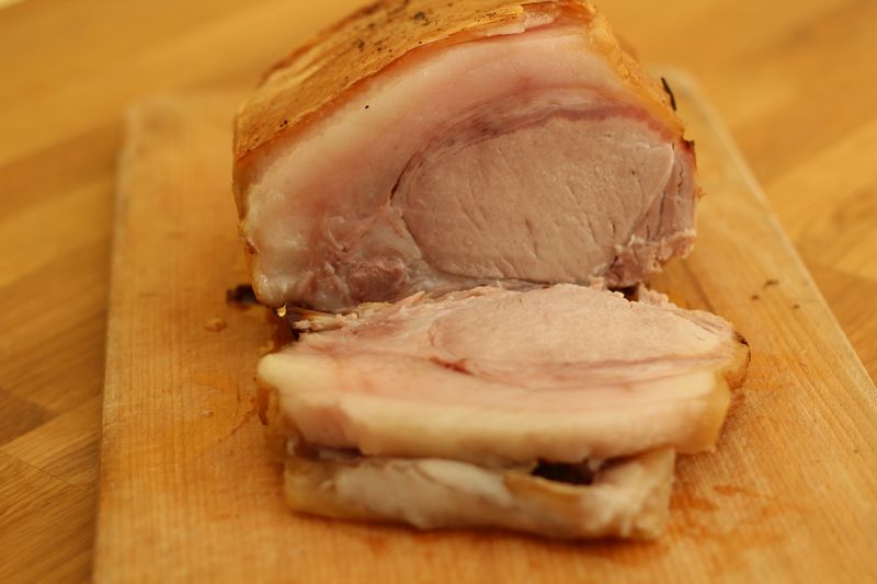 Longe de porc rôtie