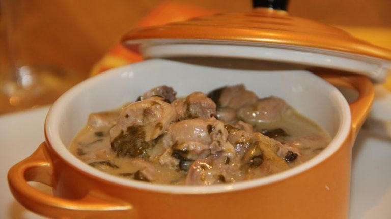 ris de veau à l'oseille