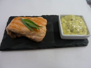 pavé de saumon béarnaise