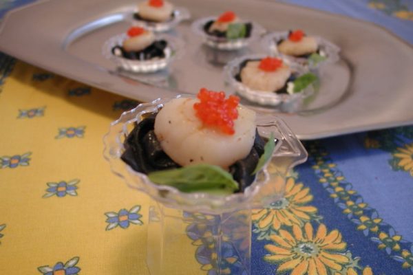 Saint Jacques en amuses bouches