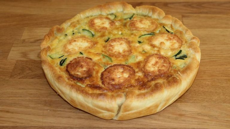 quiche au fromage de chèvre