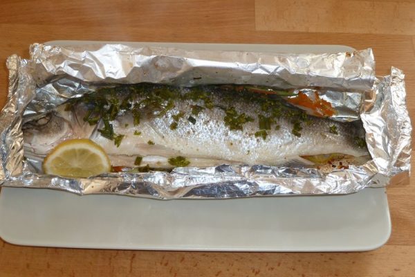 Bar en papillote