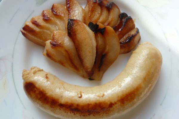 Boudin blanc aux poires