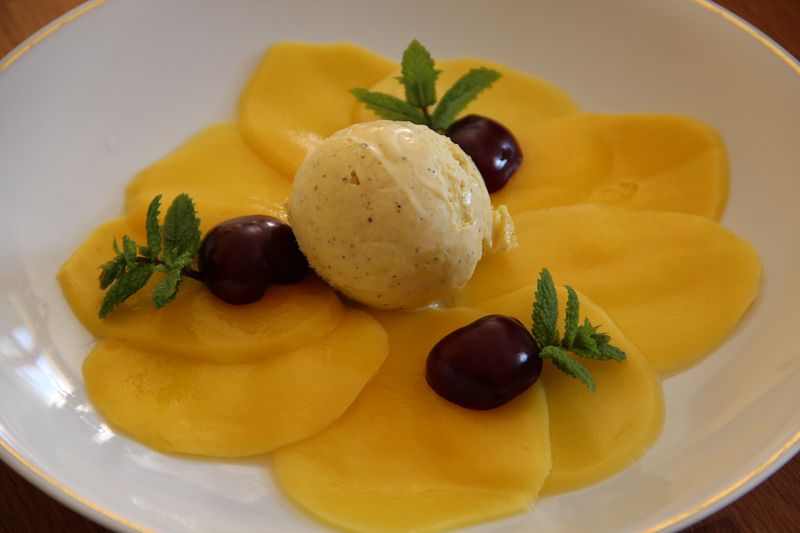 Carpaccio de mangue