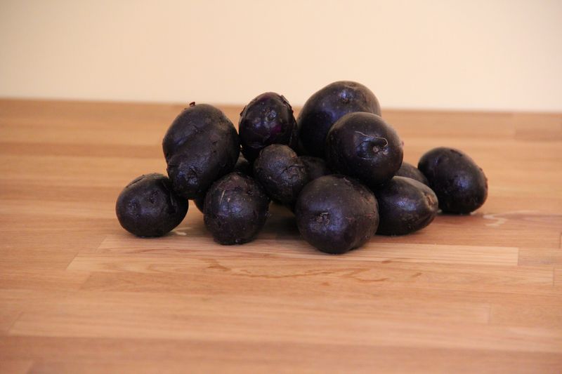 pommes de terre bleues