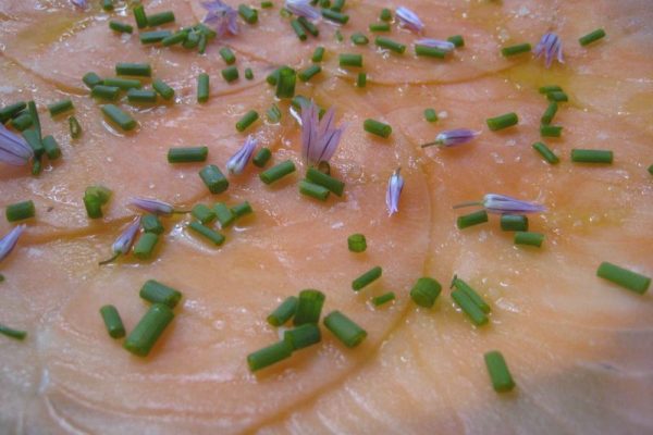 Carpaccio de saumon