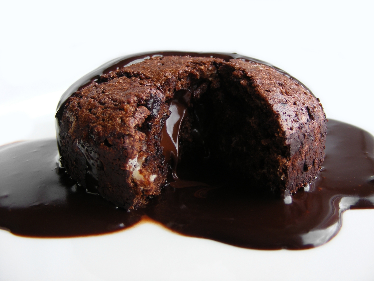 Fondant de chocolat chaud