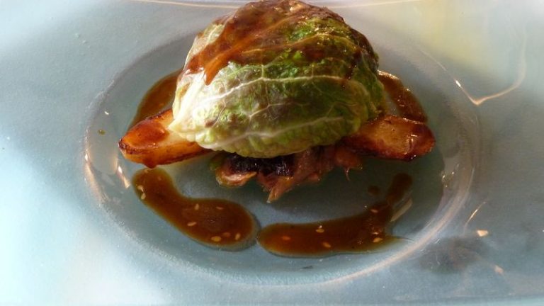 confit en feuille de chou