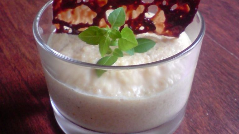 crème légère mangue tuile carambar