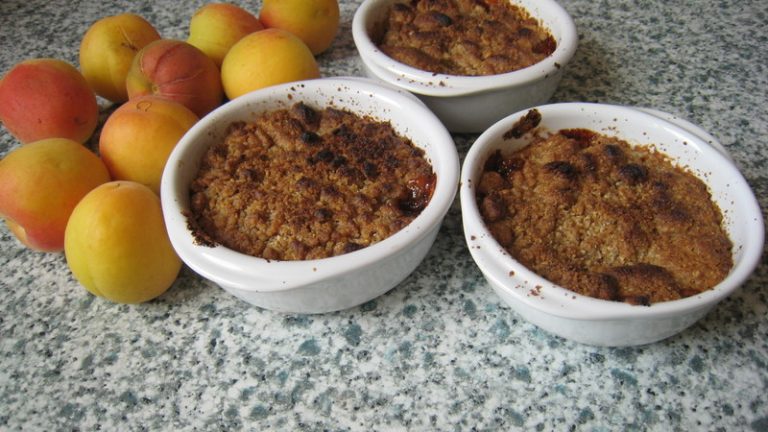 crumble abricot