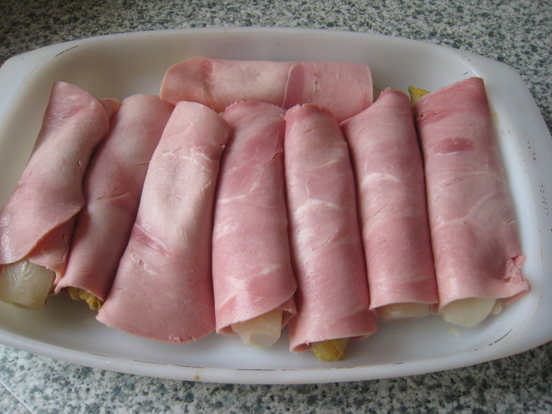 Endives au jambon