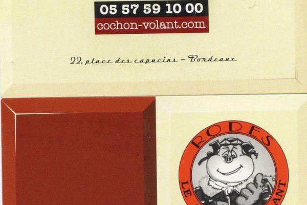 Le cochon volant – Bordeaux