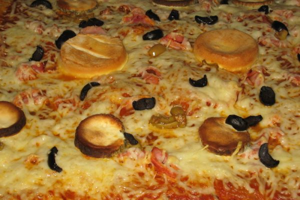 Pizza au fromage de chèvre