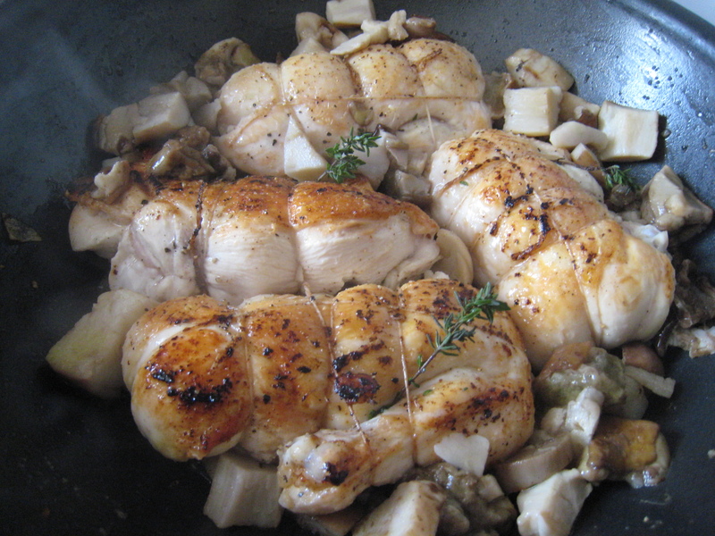 Suprême de poulet aux cèpes