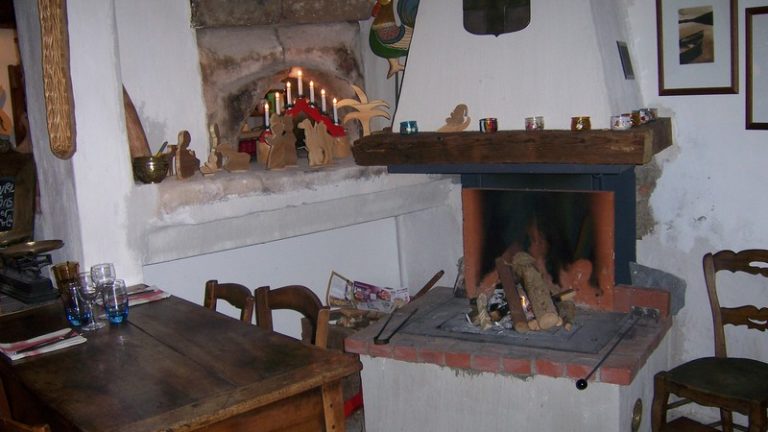cheminée du chalet d'en O