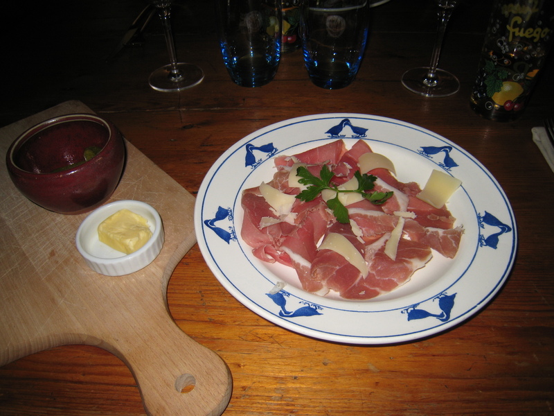 Jambon de Pays et copeaux de Beaufort