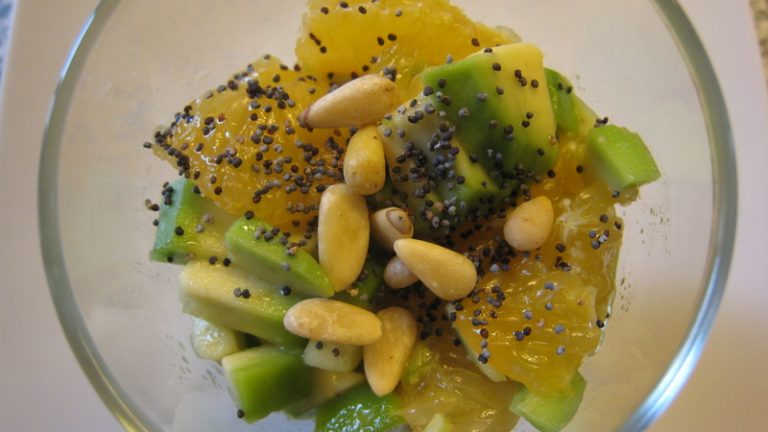 salade avocat mandarine