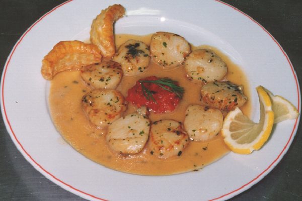 Noix de Saint Jacques au vinaigre de Xérès