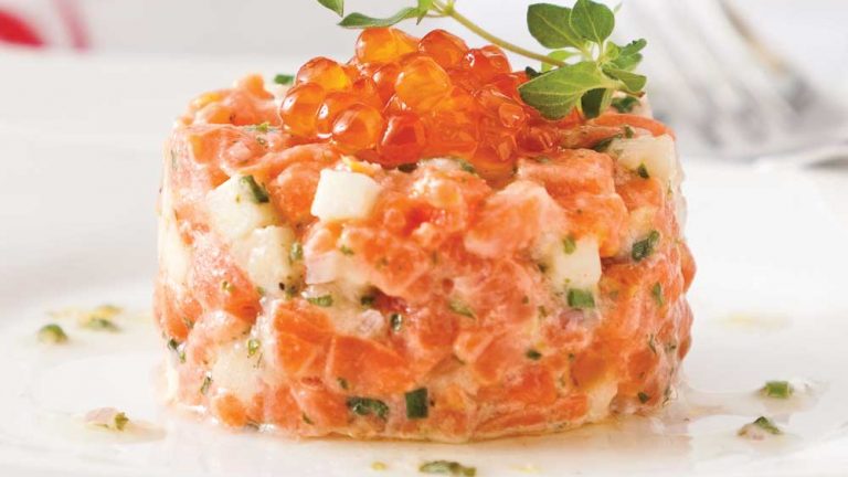 tartare de saumon