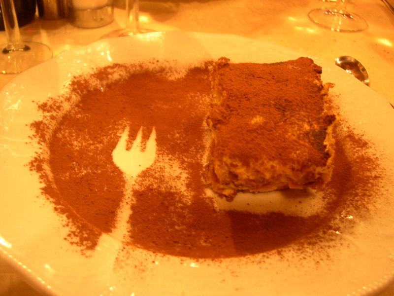 Un tiramisu à Bergame…