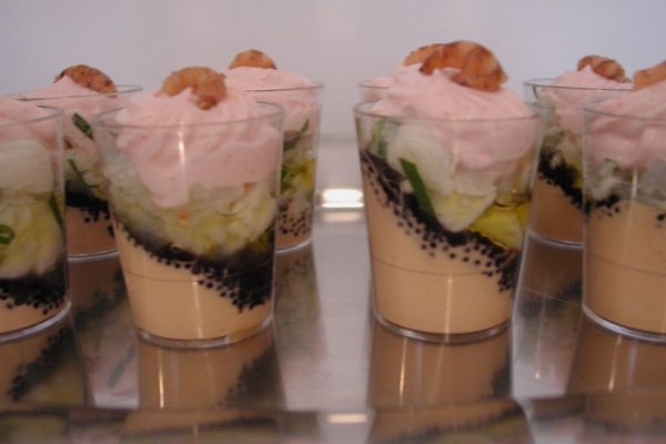 Verrine crustacés