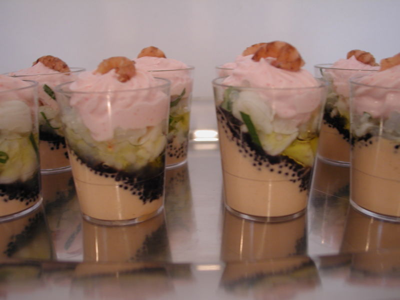 Verrine crustacés