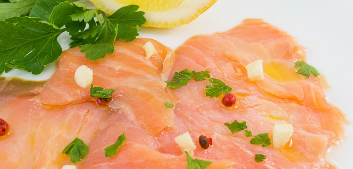 Carpaccio de saumon