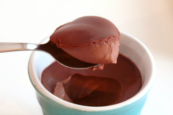 Pot de crème chocolat