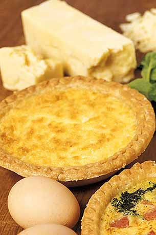 quiche à la fourme d'ambert