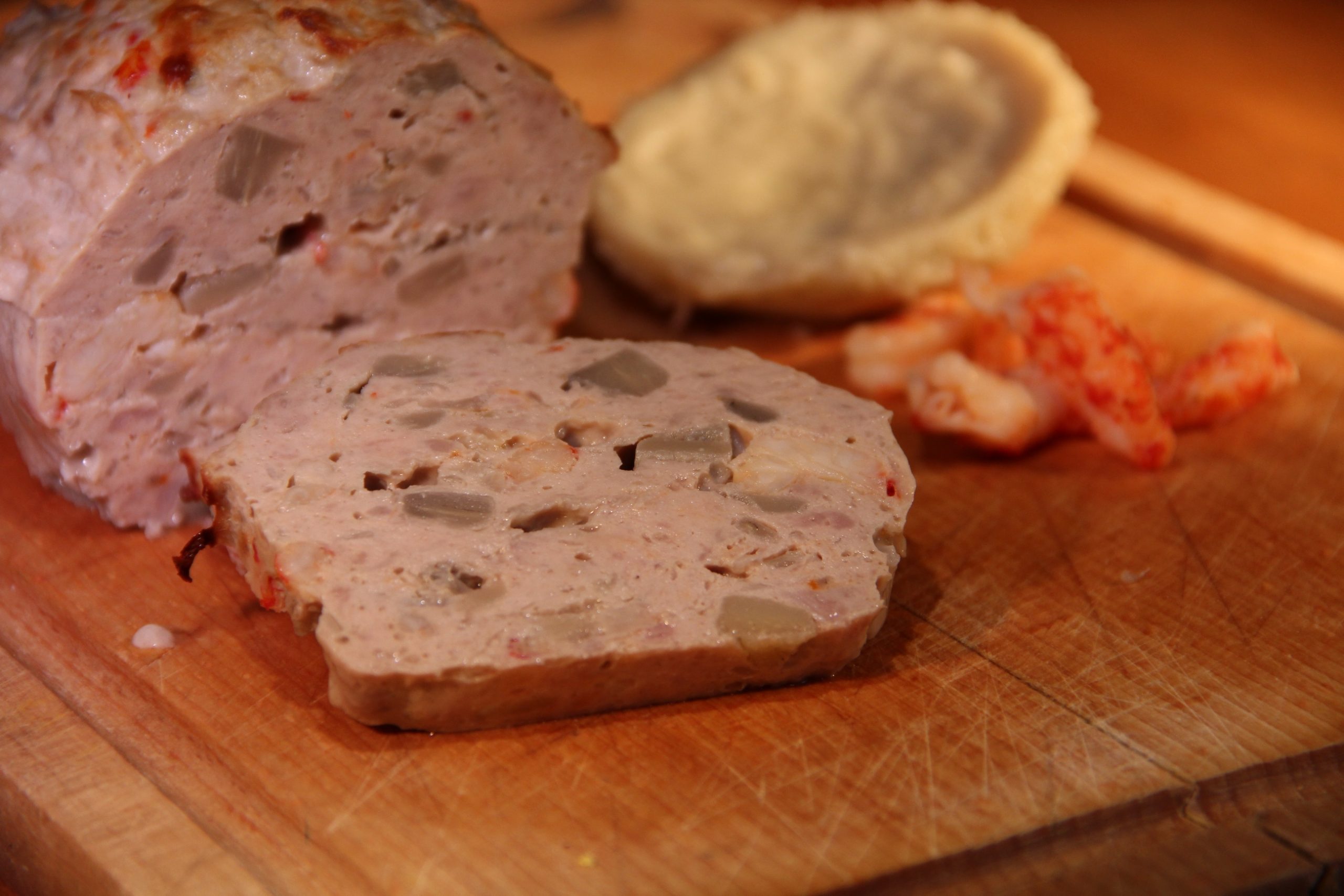 Terrine de volaille, écrevisses et fond d’artichaut