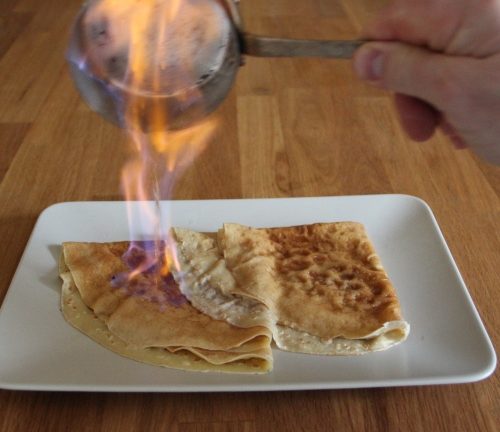 crêpe flambée