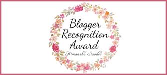 Blogger Recognition Award 