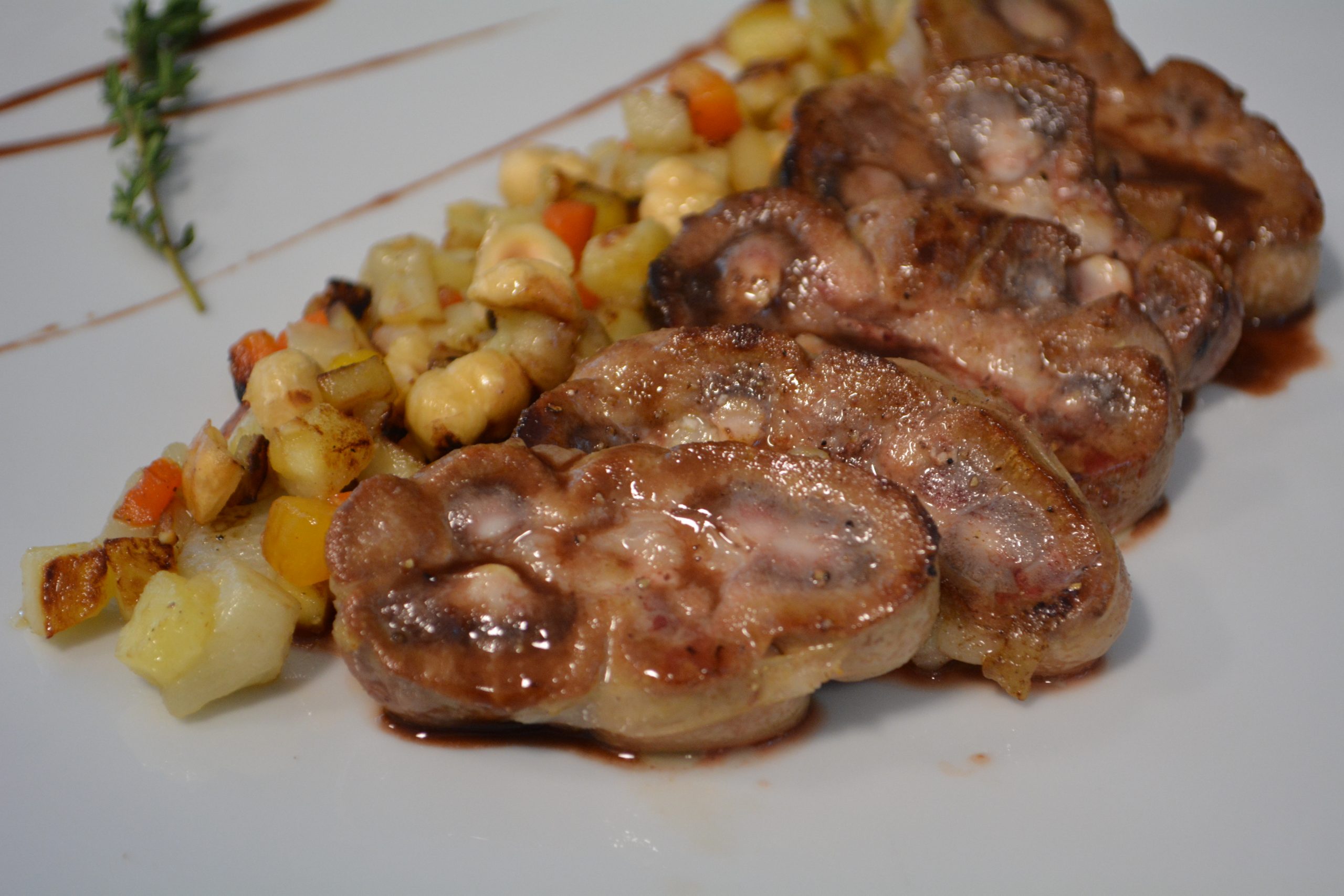 Rognon de veau poêlé, racines à l'huile de noisettes - Cuisine Passion