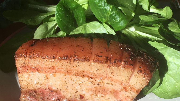 Poitrine de porc basse température au chimichurri 2