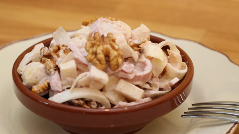 salade d'endives au Comté et noix