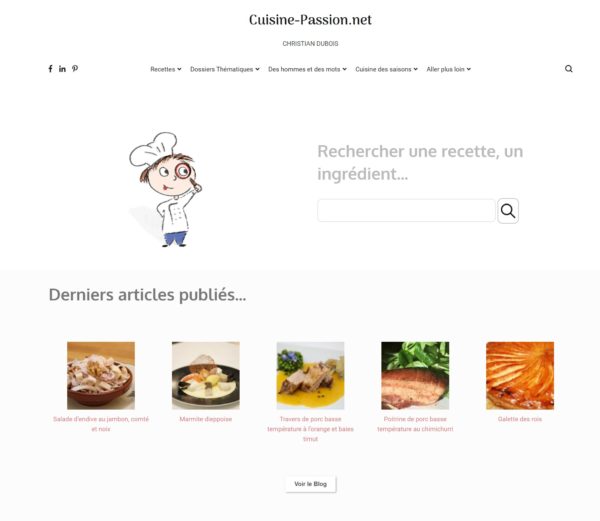 Cuisine-passion.net : un nouveau look !