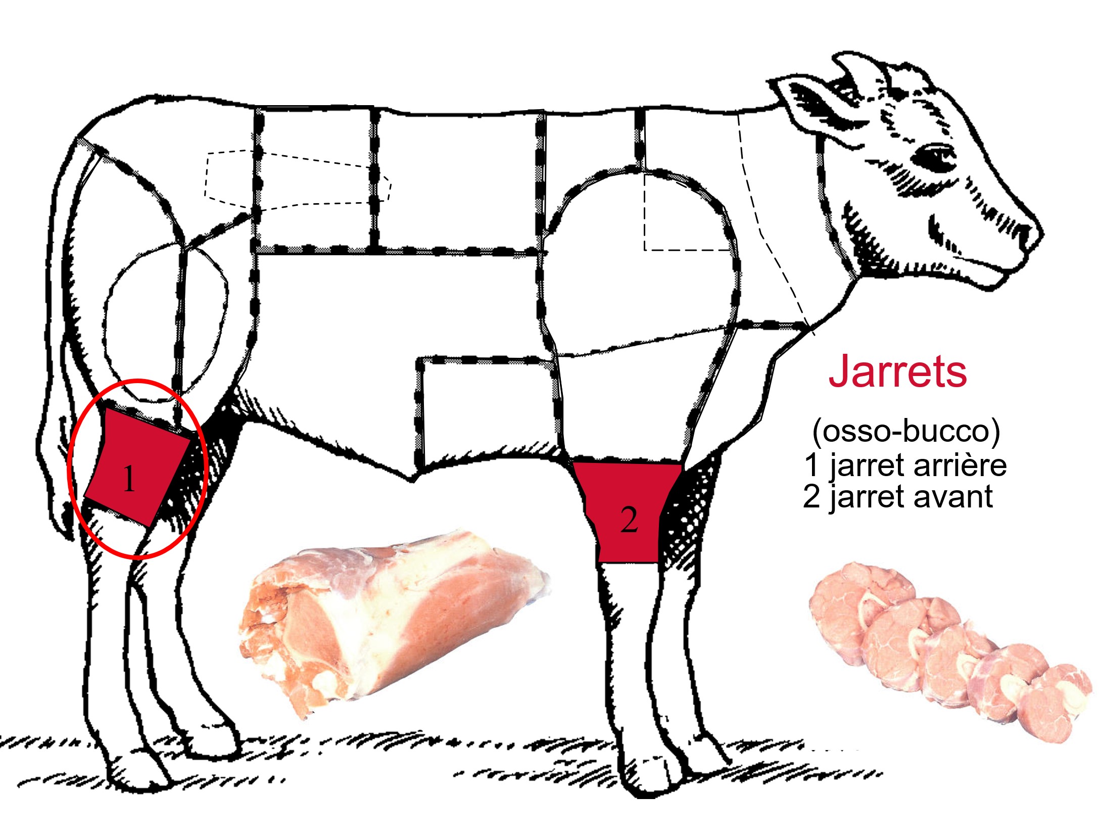 jarret de veau