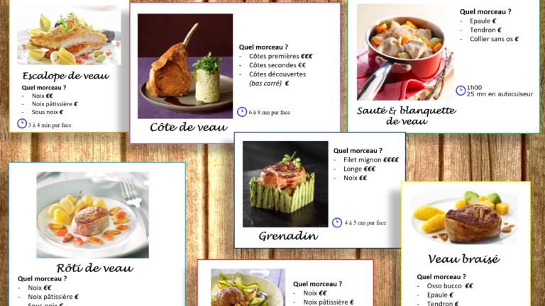 Le veau à la carte