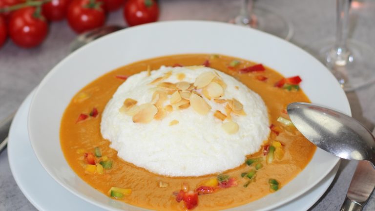 gaspacho île flottante