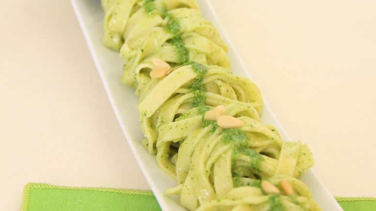 tagliatelle pesto cresson