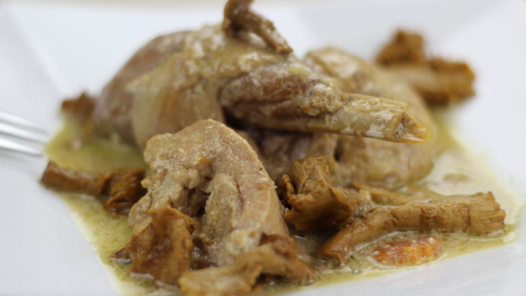 poulet aux girolles